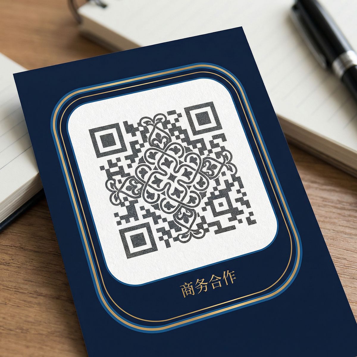 网红主播商务二维码